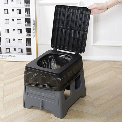 Kempinq və səyahət Outdoor Travel Folding Toilet