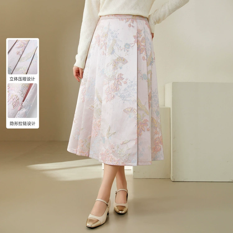 Новая китайская юбка с конским лапшой