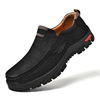 Sports matte low casual footwear for leisure for leather shoes, trend of season