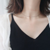 Fashionable chain for key bag , choker, accessory, necklace, European style, simple and elegant design