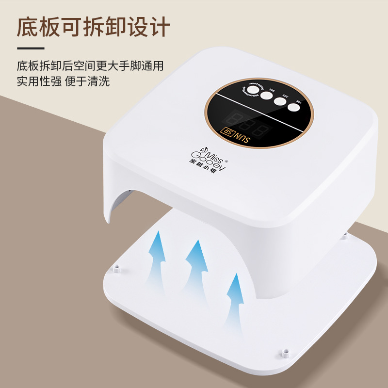 Manicura nueva luz roja 5 segundos de secado rápido fototerapia máquina de esmalte de uñas pegamento LED lámpara para hornear herramientas de la tienda de mano no negro lámpara de uñas