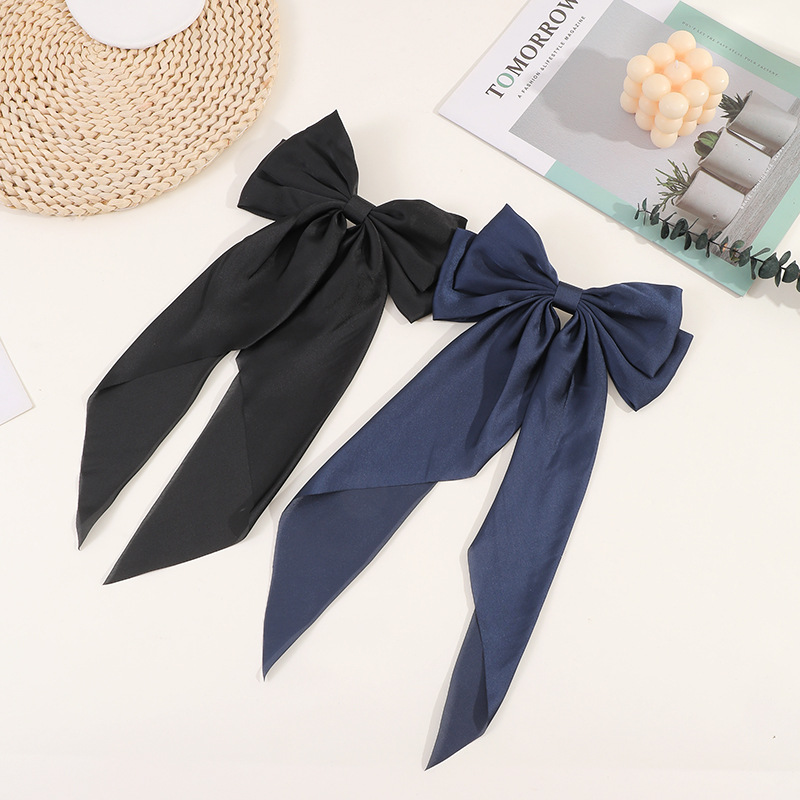 Women's Cute Sweet Korean Style Bow Knot Cloth Hair Clip display picture 5