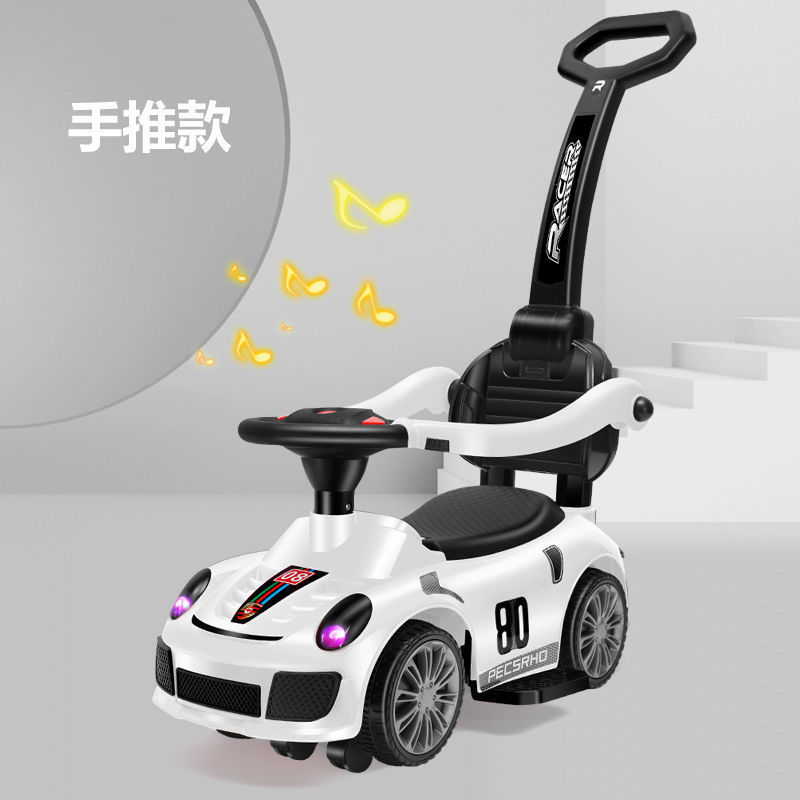 Niños caminantes patina niños cuatro ruedas torsión coche con música - coche de juguete para bebés de cuatro años