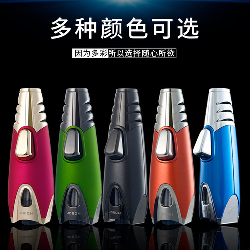 Jobon China Lighters: New Arrival, Compact & Stylish, Creative Design with Transparent Window—Windproof Cigar-Specific Lighter