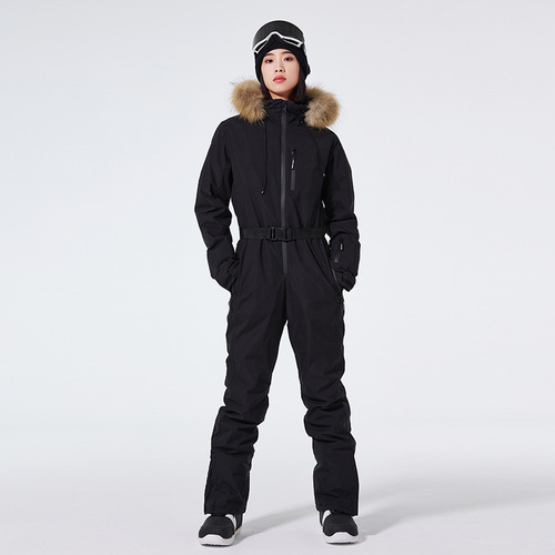 Women's Fitted Winter Outdoor Windproof Waterproof Warm Ski Suit for Snowboard