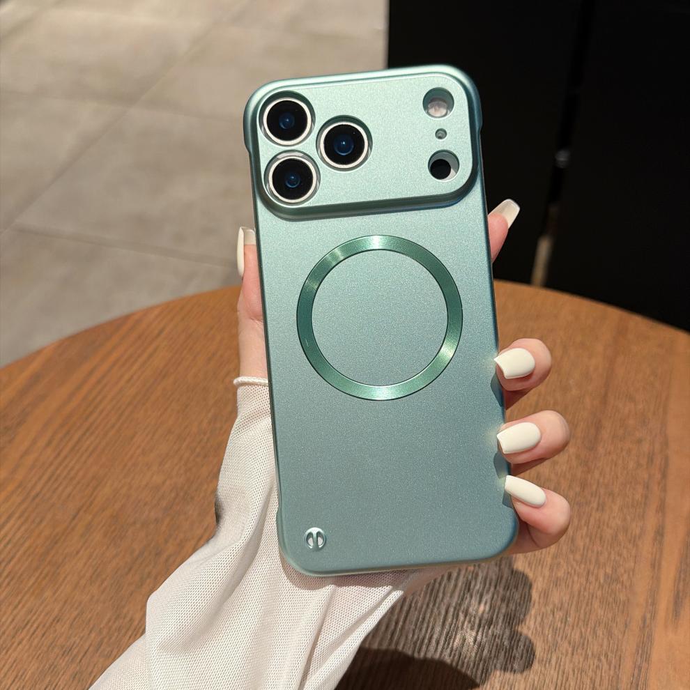 适用苹果18Pro手机壳iPhone17Promax高级感磁吸无边框车载保护16