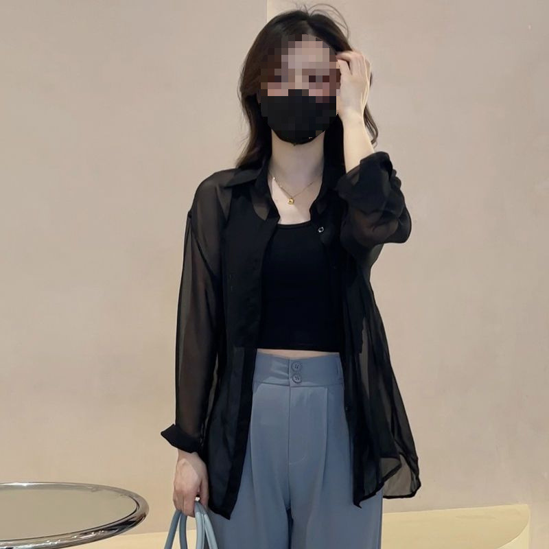 블랙[싱글 셔츠]