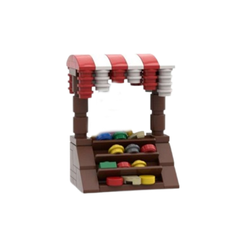 Cross-border Hot-selling In-stock MOC-53176 Small Particle Assembly Building Block Toy Creative Paving DIY Model_voghion.com