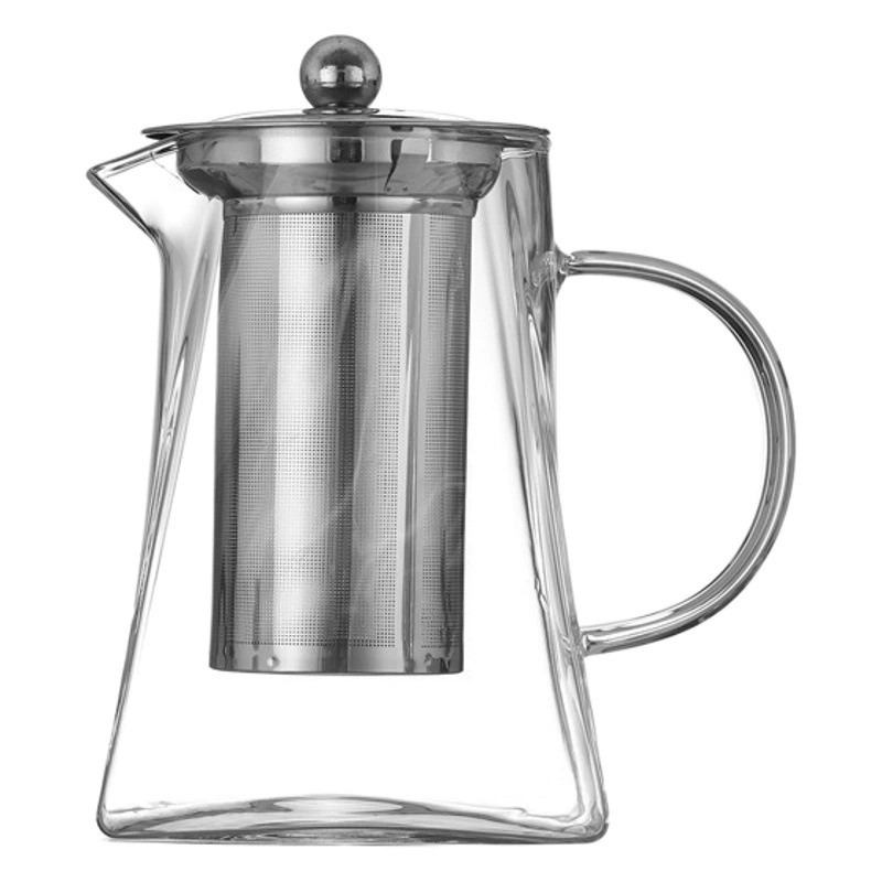 Чайник из термостойкого стекла, чайник с цветочным рисунком, чашка из боросиликатного стекла, заварник для чая из нержавеющей стали с фильтром, термостойкий стеклянный горшок.