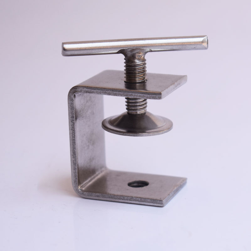 不锈钢304手拧老虎夹卡夹方钢梁夹子钢管方形夹C型夹U型夹一字卡