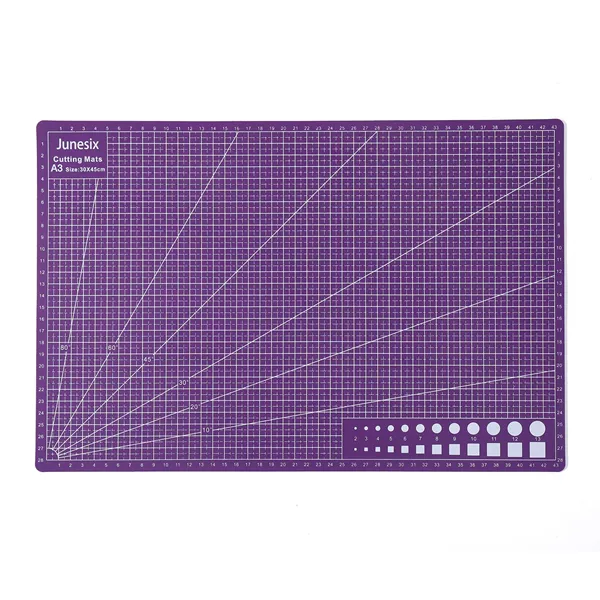 2.4mm thick A3 cutting board-purple
