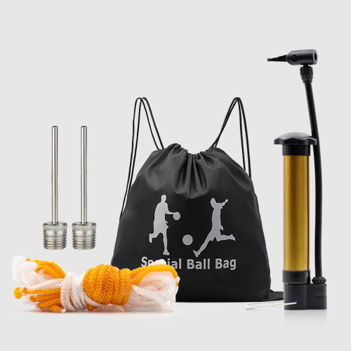 Basketball Gift Pack: Air Pump + Ball Bag + Inflator Needle + Mesh Bag