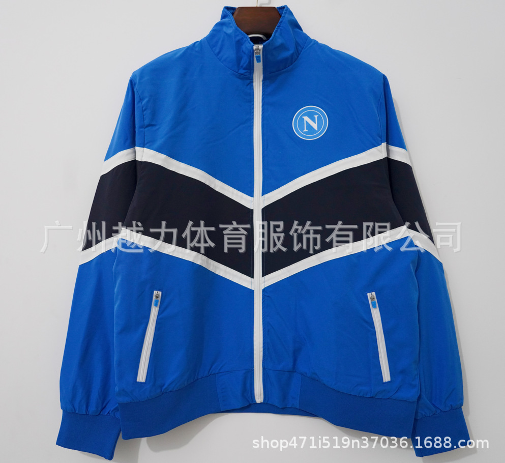 Chaqueta Bordada retro de manga larga y gruesa Manchester United Barcelona Inglaterra Brasil Real Madrid Liverpool image 10