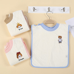 Baby bibs, children's washcloths, baby waterproof saliva wipes, baby rice pockets, face wash coral velvet bibs, washcloths