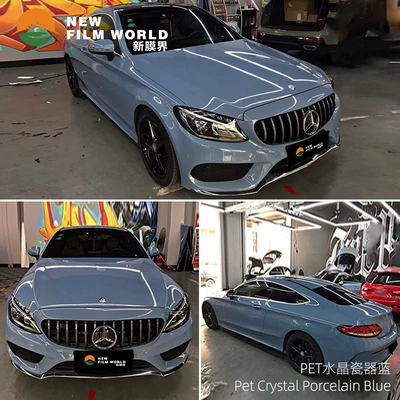 film Crystal piano White, Automotive Film - crystal-porcelain-blue