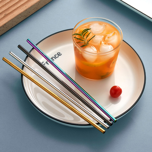 316 stainless steel straw milk tea straw 304 elbow thick metal straw pearl milk tea straw Amazon