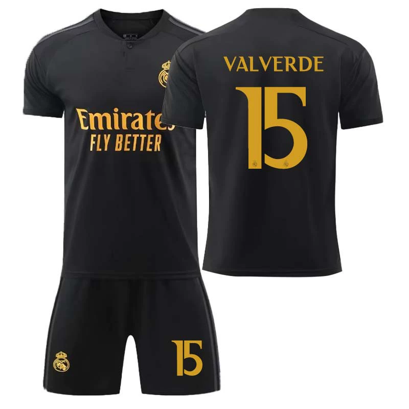 2324 Real Madrid Erke Black № 7 Venitus № 8 Cross № 10 футболка Модрича