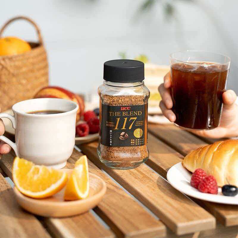 Japanese Imported Ucc117 Black Coffee, Ucc Freeze-Dried Coffee Powder, Instant Americano Ucc114, Bottled 70g