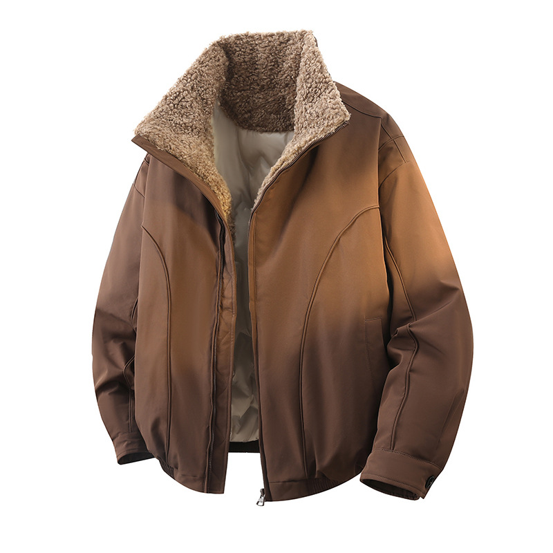 American Retro 90S White Duck down Jacket for Men, Winter 2025 New Warm Mountain Eagle down Jacket