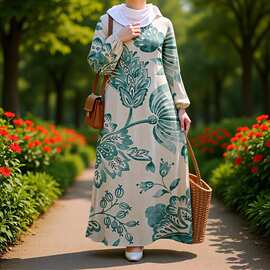 宽松女士长款连衣裙（一件代发，图片不限，价格可谈）