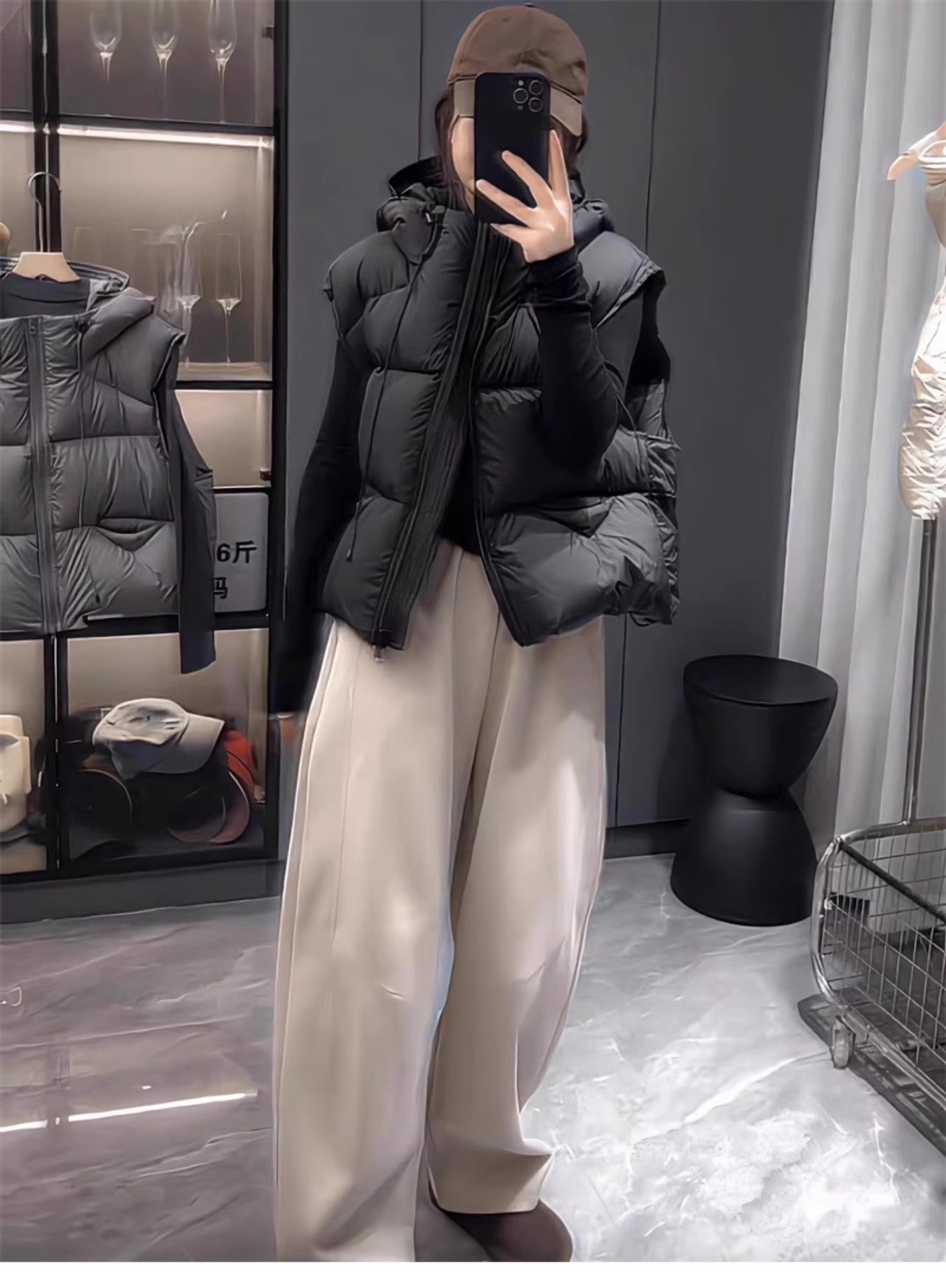 Women's Loose High-end Padded Vest-style Jacket 31 O1CN01Afrsi31PzkMXyCUxR !!2219787171912 0 cib