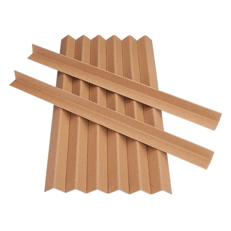 Оптовые поставки защитных уголков от производителя для логистической упаковки, утолщенные противоударные L-образные уголки, бумажные уголки в наличии.