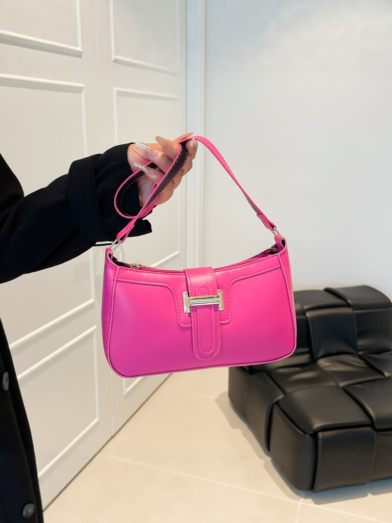 2025 nueva moda versátil bolso de brazo de mujer sensación de alto nivel bolso de hombro simple nicho de diseño de mano de viaje