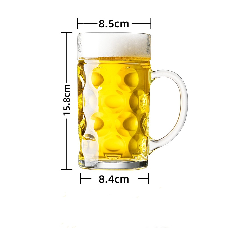 600ML 비드 포인트 생맥주 컵