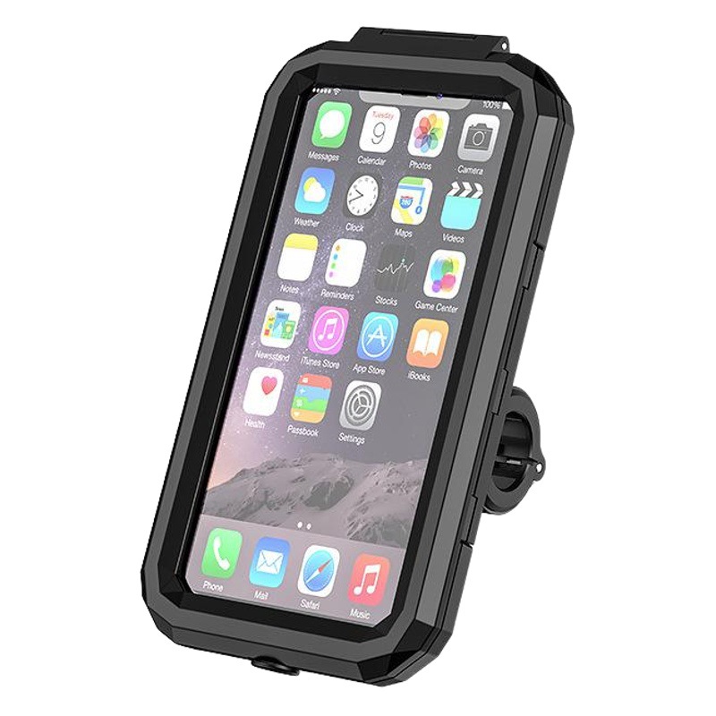 Kwig bicicleta motocicleta impermeable Shell soporte del teléfono móvil 4,7-6,8 pulgadas montar soporte del teléfono móvil
