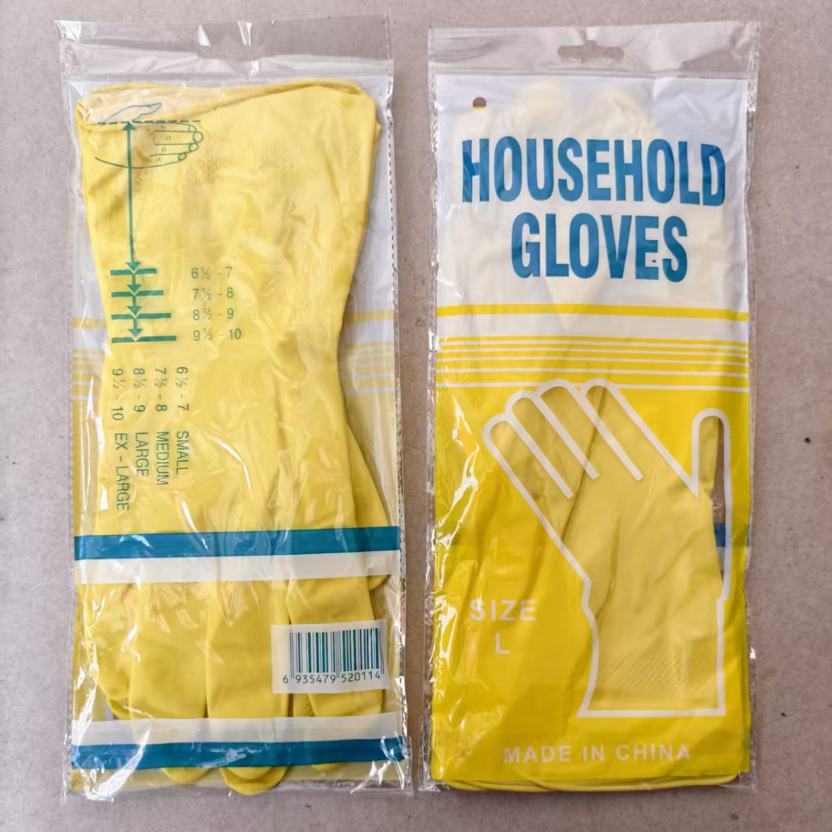 Guantes de látex ligeros y delgados resistentes al desgaste lava platos cocina goma resistente al agua limpieza doméstica lavandería