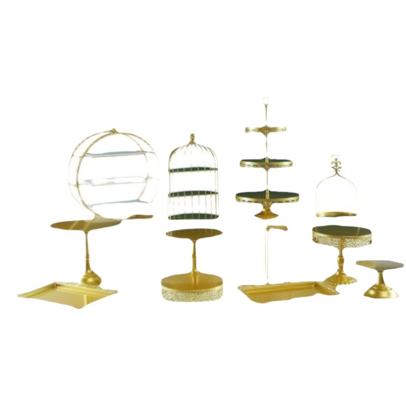 De estilo europeo de la boda decoración de mesa de postre decoración de la tarde té merienda placa bandeja de la torta soporte de exhibición de la Mesa de descanso de té