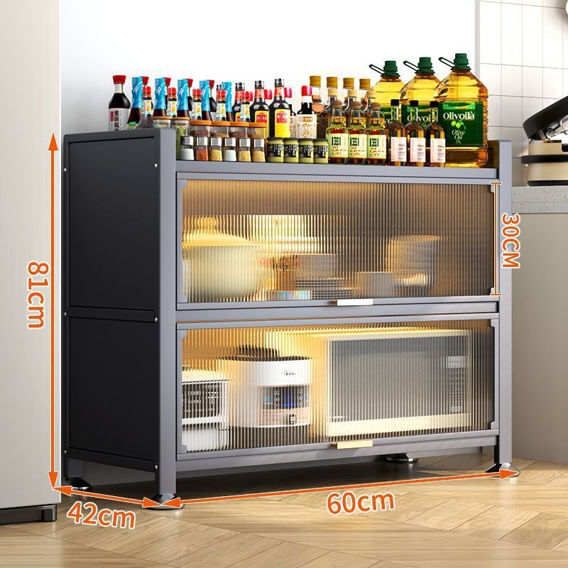 yhu 大容量キッチン収納ラック食器棚サイドボードキャビネット新しい強化多層家庭用収納キャビネット収納|undefined