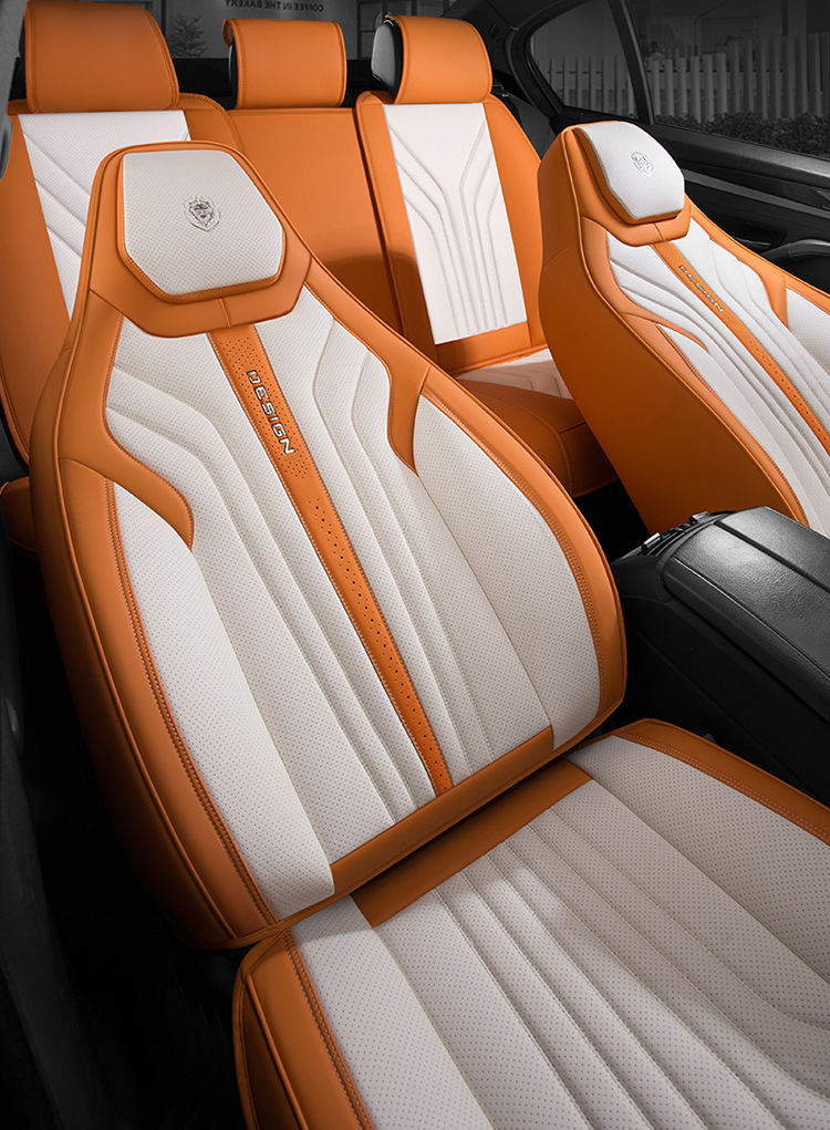Siam Sports Seat Car Cushion Wear-resistant Leather Fully Surrounded Four Seasons General Car Seat Cover Seat Cover