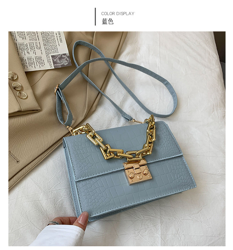 Fashion Fashionable Small Square Bag 2021 Spring And Summer New Chain Women's Bag Shoulder Crossbody Small Handbags One Piece Dropshipping display picture 7