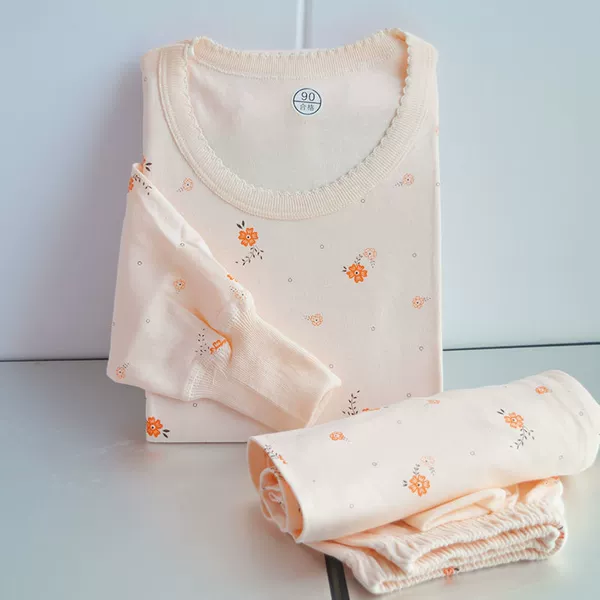 Bottom orange red flower low collar jacket