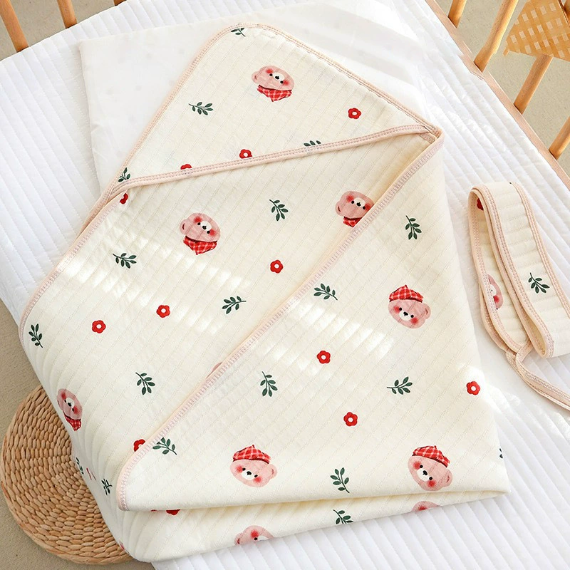 Воздушный хлопок ребенок одевает весной и летом новый мультяшный принт сумка сокровищ мягкая и дышащая новорожденный