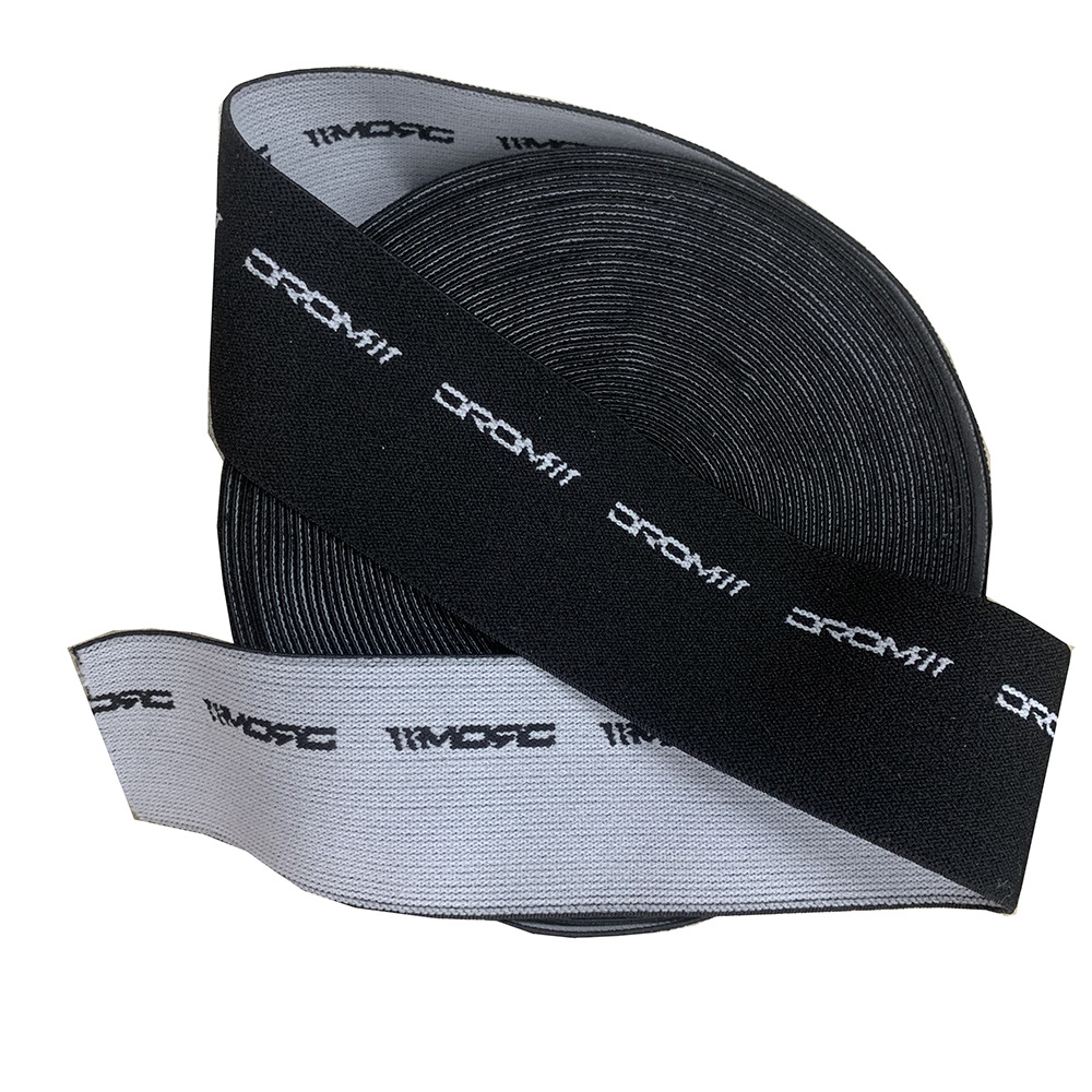 提花字母松紧带黑底白字提花带滑雪镜松紧带内裤松紧带运动头带