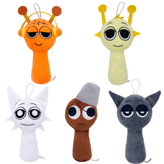 Rhythm box sprunki plug doll cross-border new incredibox game peripheral plush toy