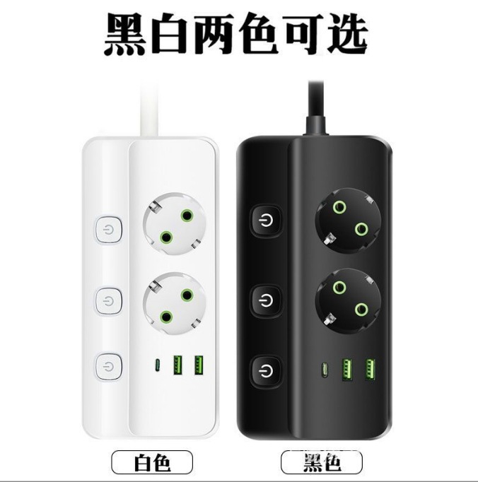 Interruptor inteligente USB conector de línea de agujero especial de la norma europea conector de línea de línea de conector doméstico conector de línea de línea de conector de línea de línea de línea de conector europeo