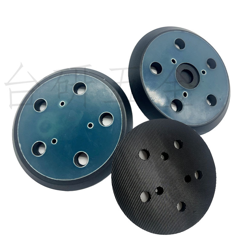 适用于DEWALT得伟木工砂光机底盘砂纸粘盘打磨盘5寸8孔抛光盘气动