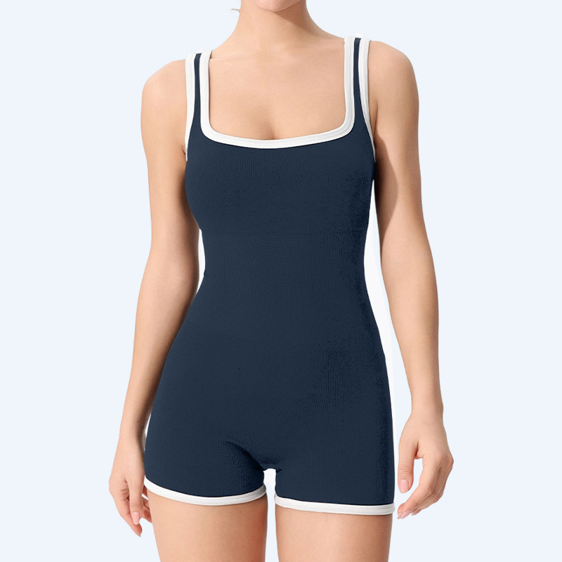 Transfronterizos chaleco de entrenamiento aéreo pantalones cortos de entrenamiento físico conjunto de ropa de mujer con cintura de pecho camiseta