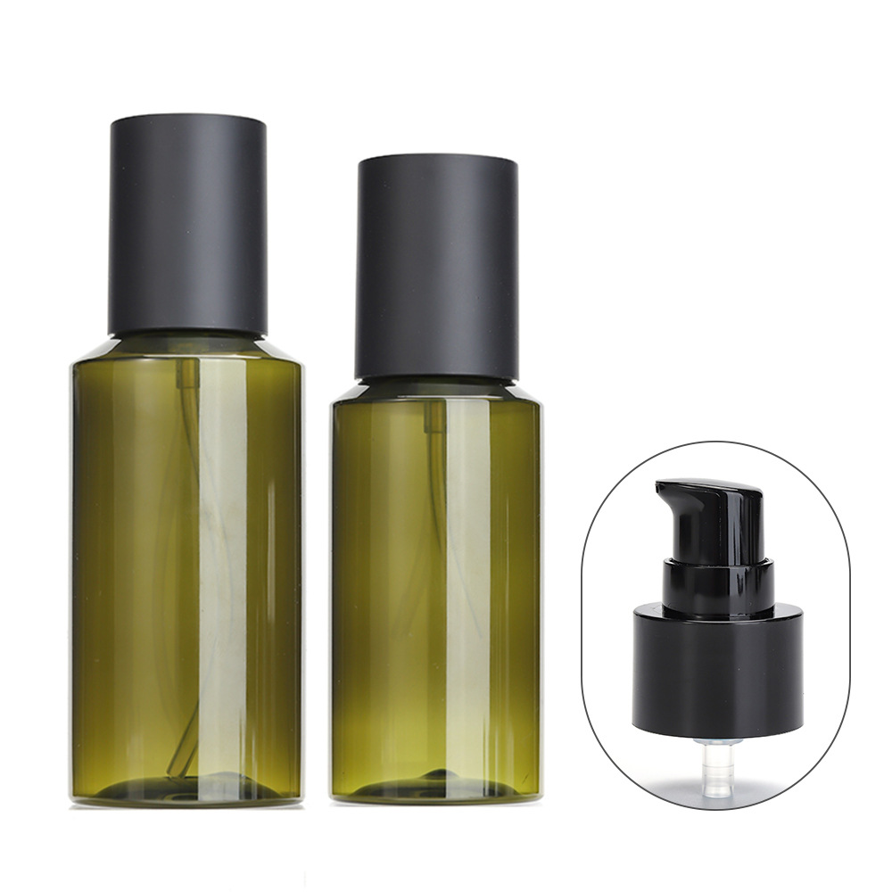 Botella Atomizadora y Dosificadora 150ml 100ml Plástico PET con Tapa Completa para Loción