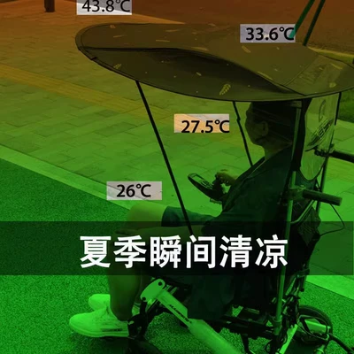 Wheelchair Canopy Umbrella Rack | Other Electric Vehicle Accessories