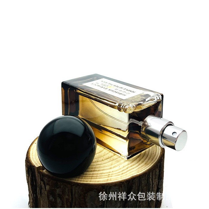 Frasco Atomizador Cuadrado Degradado para Perfume 30ml 50ml de Vidrio de Fondo Grueso image 3