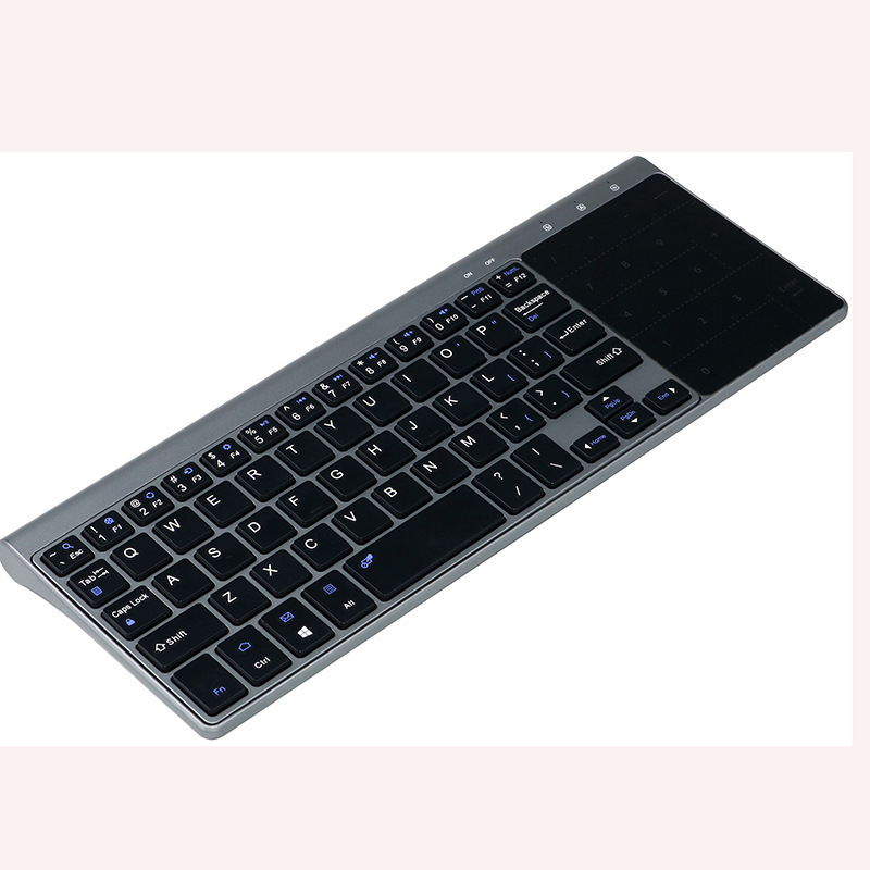 2.4g Mini USB Wireless Bluetooth Keyboard with Touchpad Digital Touch Mouse Suitable for Tablet Computers and Portable 2.4g Mini USB Wireless Bluetooth Keyboard with Touchpad Digital Touch Mouse Suitable for Tablet Computers and Portable