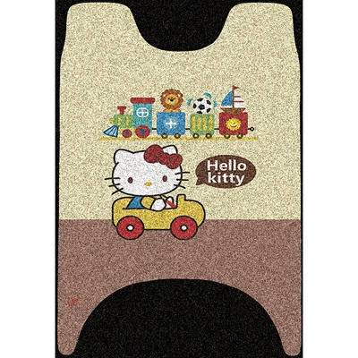Electric Vehicle Foot Mat Decoration, Electric vehicle foot mat - train-hello-kitty