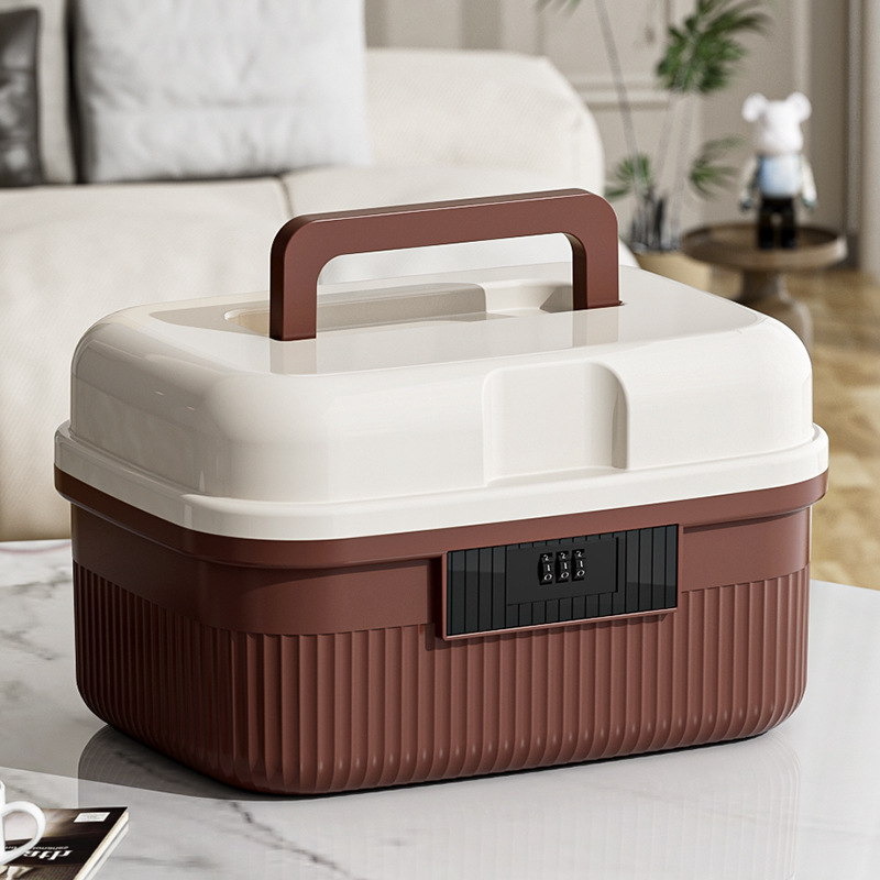 Portable Storage Box Cream Style Household Portable Storage Box Sundries Medicine Toys Intimates Snack Storage Box