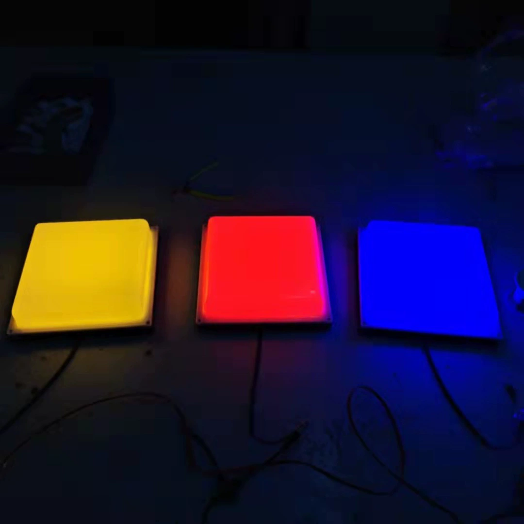 Светодиодный квадратный точечный светильник для улицы, одноцветный/многоцветный, с динамической подсветкой, 5 см/10 см, энергосберегающий, интеллектуальный, водонепроницаемый, для ландшафтного освещения