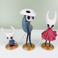 3つの空洞騎士gkホローナイト6.5インチの主役モデルのスズメバチ女奎若セットのフィギュア