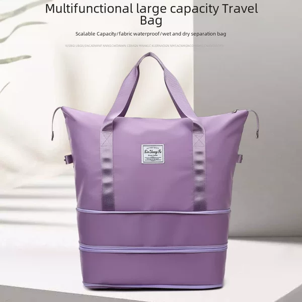 Manufacturer Wholesale Travel Bag Logo Satchel Waterproof Dry and Wet Separation Bag Large Capacity Foldableing Short-Distance Travel Fitness Bag